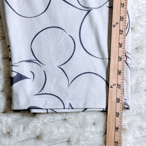 Disney Women’s Pajama Bottoms - White with Black Mickey Mouse Design - Picture 5 of 12